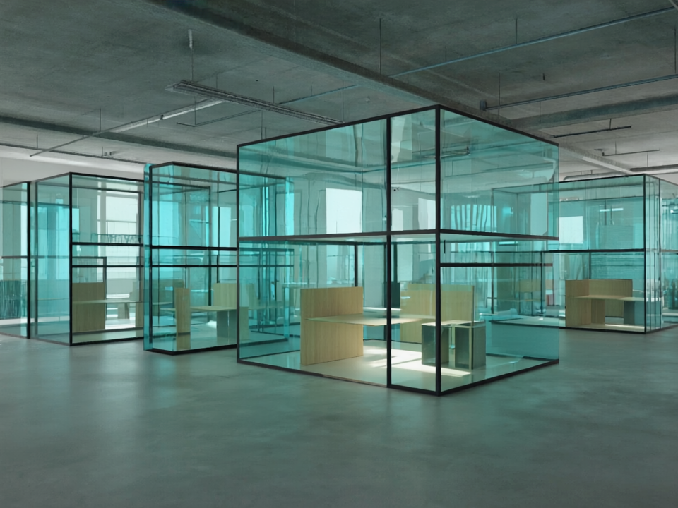 cubebox plexiglass rooms , modern
